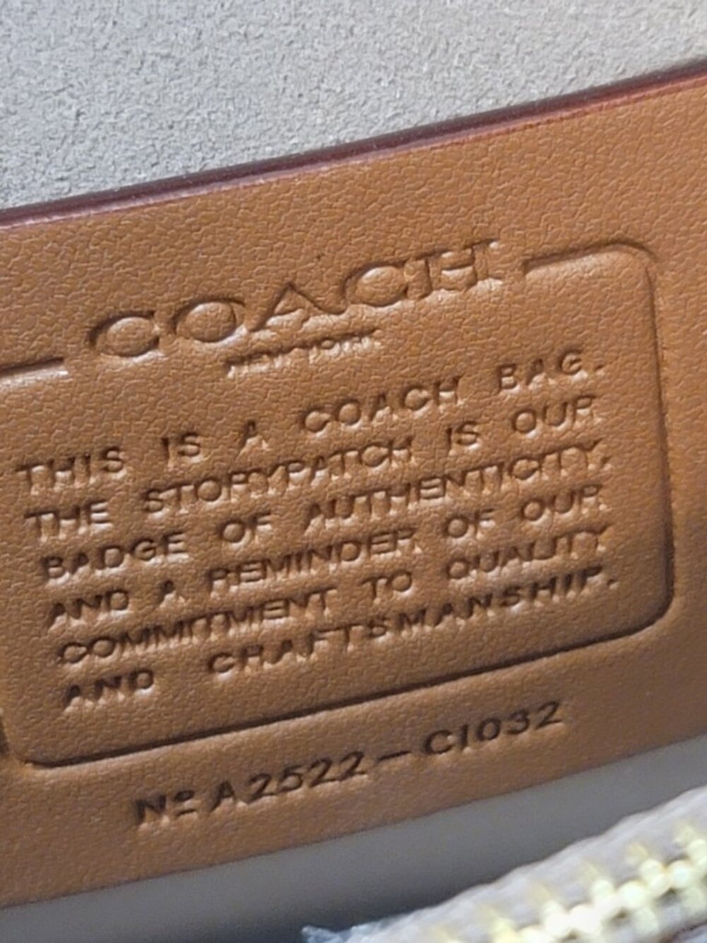 Coach Women's Brown Tabby Signature Chain-Linked Crossbody Bag NWT - Picture 8 of 10